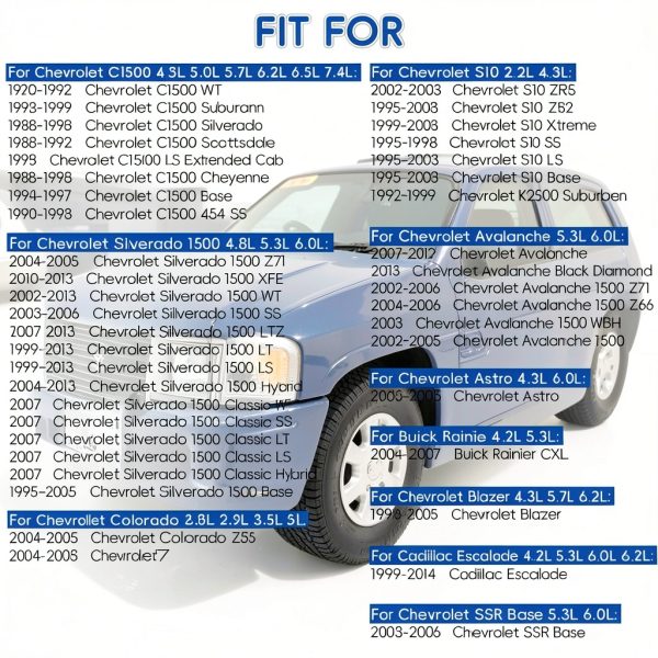 GOLKNHA Wheel Bearing Seals for Chevrolet K2500 Suburban-6