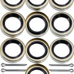 iBroPrat Trailer Axle Hub Wheel Grease Seal with Pin-0
