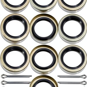 iBroPrat Trailer Axle Hub Wheel Grease Seal with Pin-0