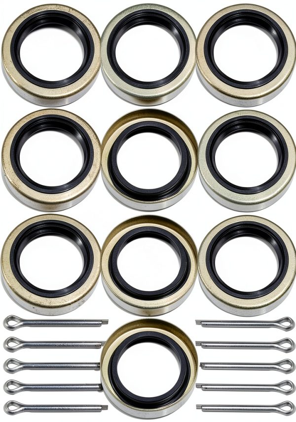 iBroPrat Trailer Axle Hub Wheel Grease Seal with Pin-0