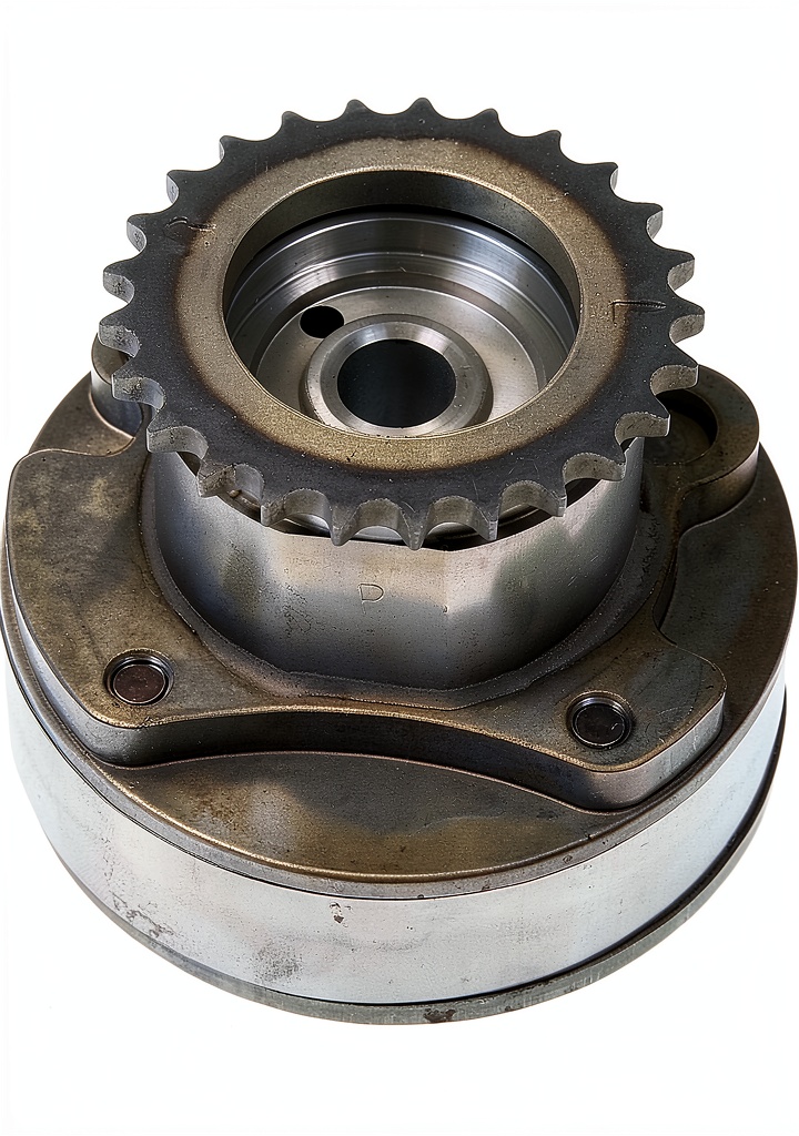 Ford timing gear installed in engine compartment