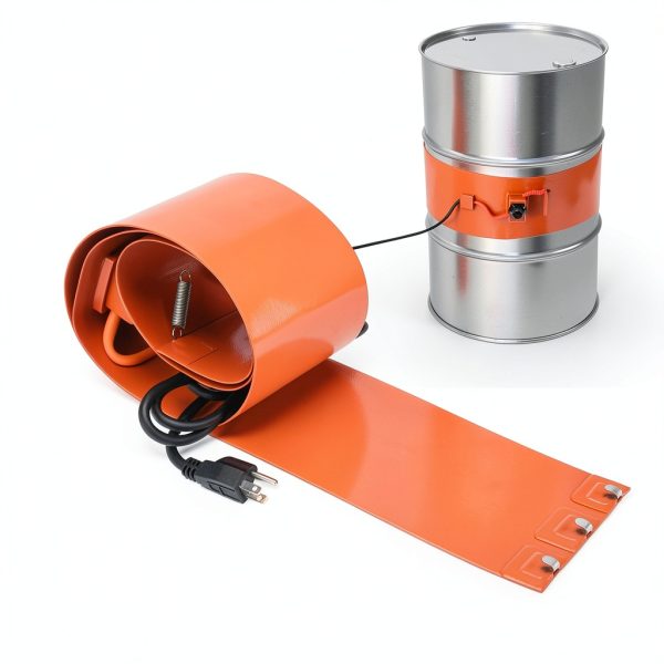 NORJIN 55-gallon Drum Heater 1200W 120V Adjustable Temperature Band-2