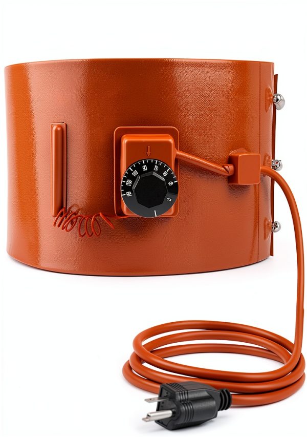 Metal Drum Heater 5 Gallon HDYEGIOU 120V 800W Thermostat Band-0
