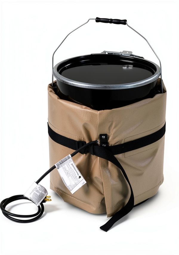 Powerblanket WG05 Insulated Pail Band Heater - Tan, 145°F Max Temp-3
