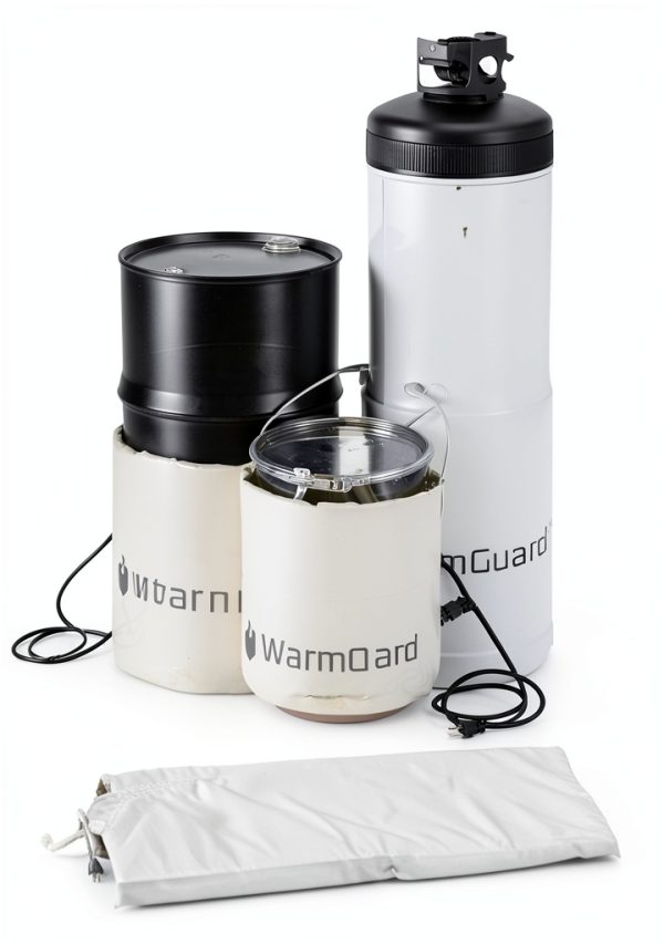 Powerblanket WG05 Insulated Pail Band Heater - Tan, 145°F Max Temp-4