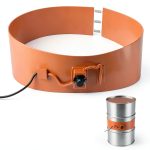NORJIN 55-gallon Drum Heater 1200W 120V Adjustable Temperature Band-0