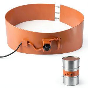 NORJIN 55-gallon Drum Heater 1200W 120V Adjustable Temperature Band-0