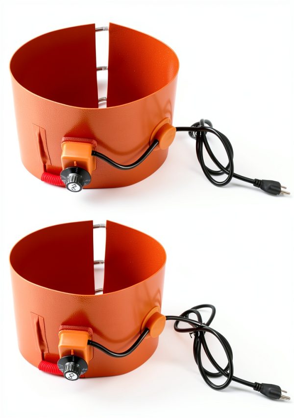 Drum Heater Barrel Band 5 Gallon 800W 120V QWORK WD10072 2 Pack-6