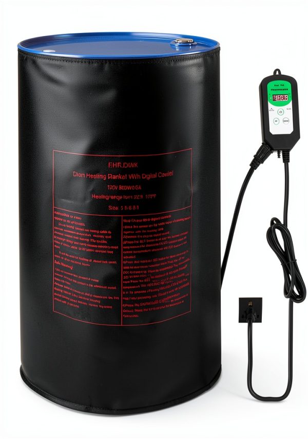 55 Gallon Electric Drum Heater Blanket EHRJDWX Control Waterproof-0