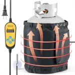 Gas Cylinder Heater Gpaentsn Thermostat Insulated Band for 5-40lb-0