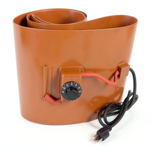 55-Gallon Drum Heater Pad Nopwer Silicone Barrel Heat 150°C 120V 10in-0