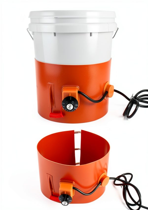 Drum Heater Barrel Band 5 Gallon 800W 120V QWORK WD10072 2 Pack-0