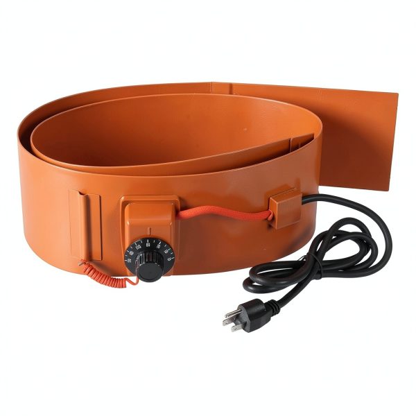 Drum Pail Heater 55‑Gallon YSJWAER Silicone Band 120V 30‑150°C-0