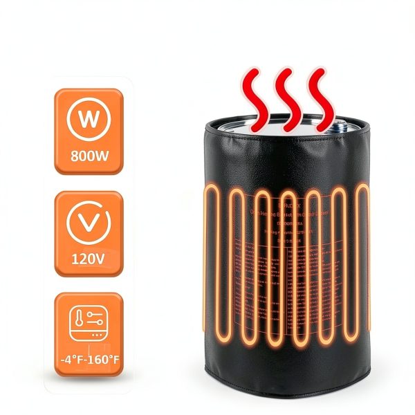 55 Gallon Electric Drum Heater Blanket EHRJDWX Control Waterproof-2