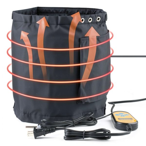 Gas Cylinder Heater Gpaentsn Thermostat Insulated Band for 5-40lb-8